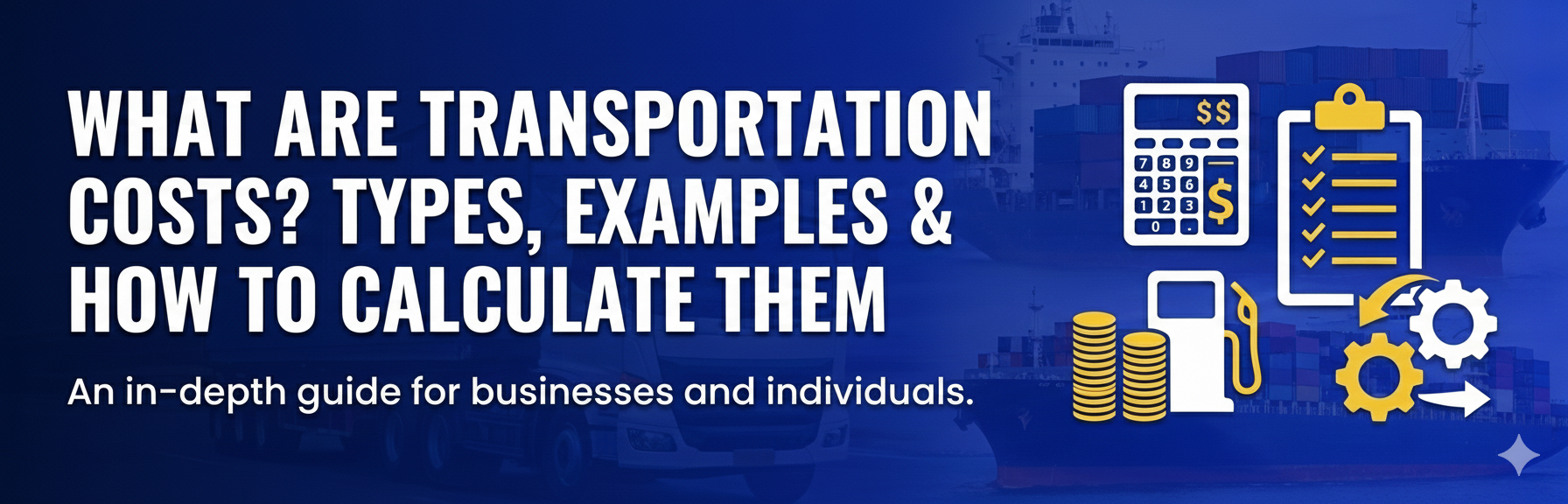 What Are Transportation Costs? Types, Examples & How to Calculate Them Banner